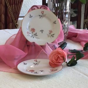 Noritaki Rosabel Bread & Butter Plate. Set of 4.